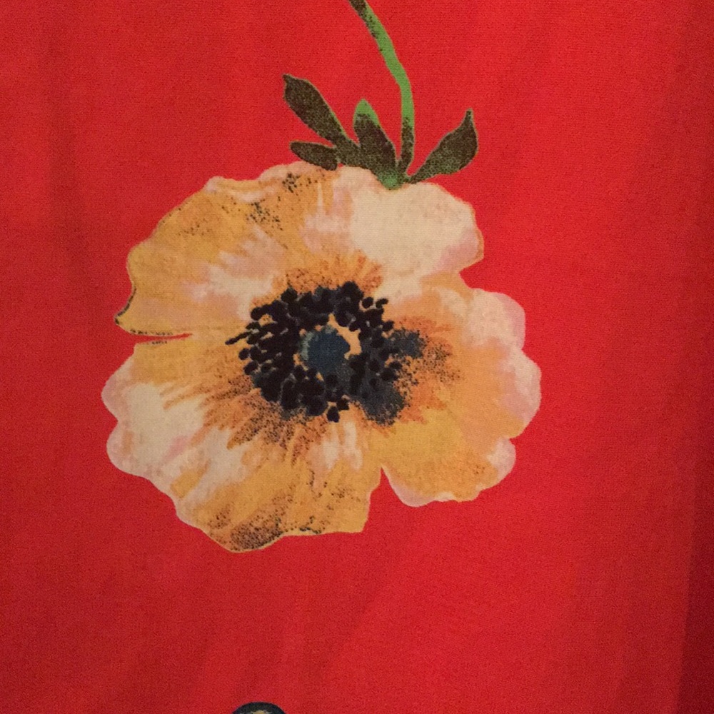 Floral ModCloth Tunic Top. - Picture 3 of 3